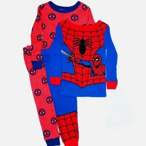 Spider-Man Kids Pajamas - Red and Blue